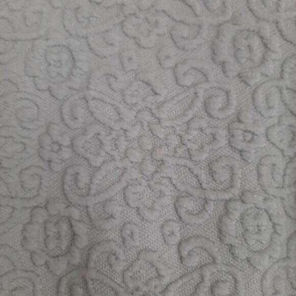 ZARA Floral Jacquard Embossed Mini Dress Soft Knit Black Sz M - Picture 6 of 12